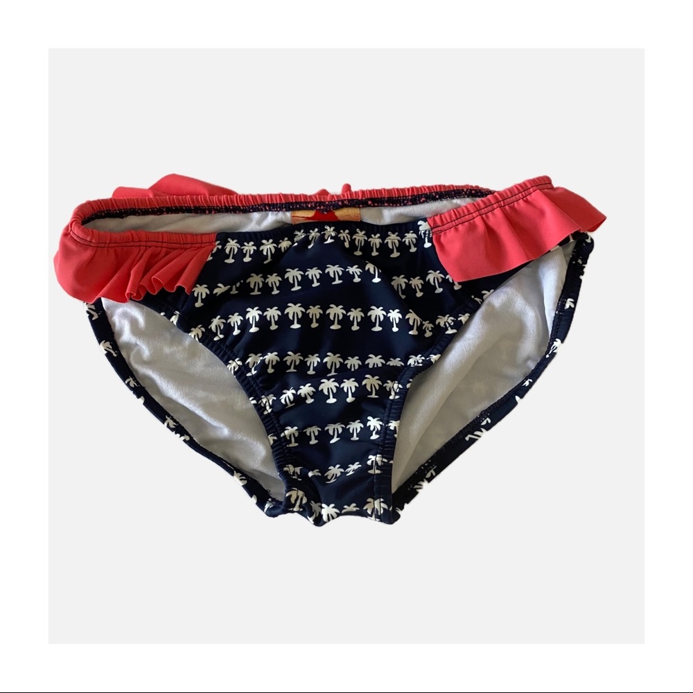 Relax Ruffled Bikini Bottom, Size 14